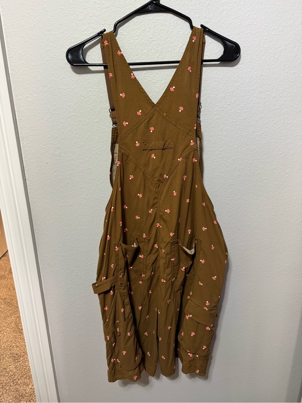 Duluth Women’s Brown mushroom Overalls Jumpsuit - Picture 2 of 7